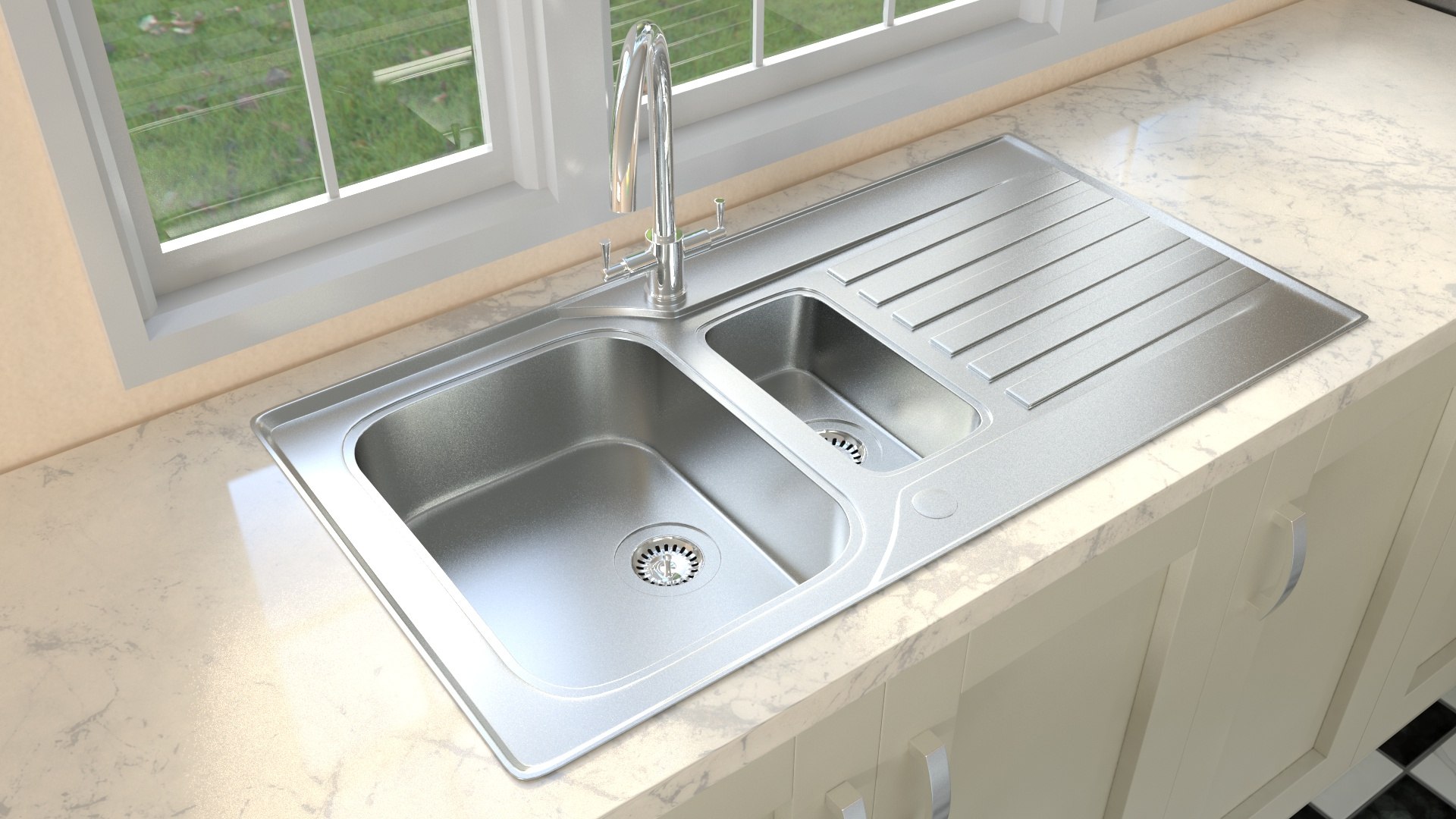 3d Model Kitchen Sink Turbosquid 1354736