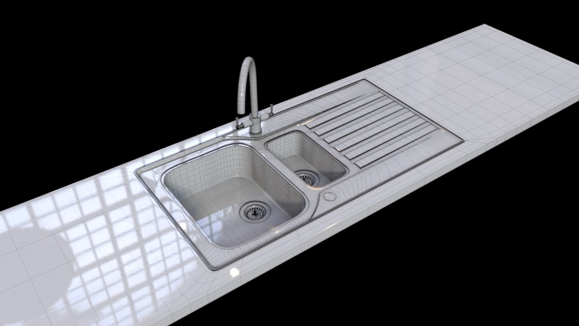 3D model kitchen sink - TurboSquid 1354736