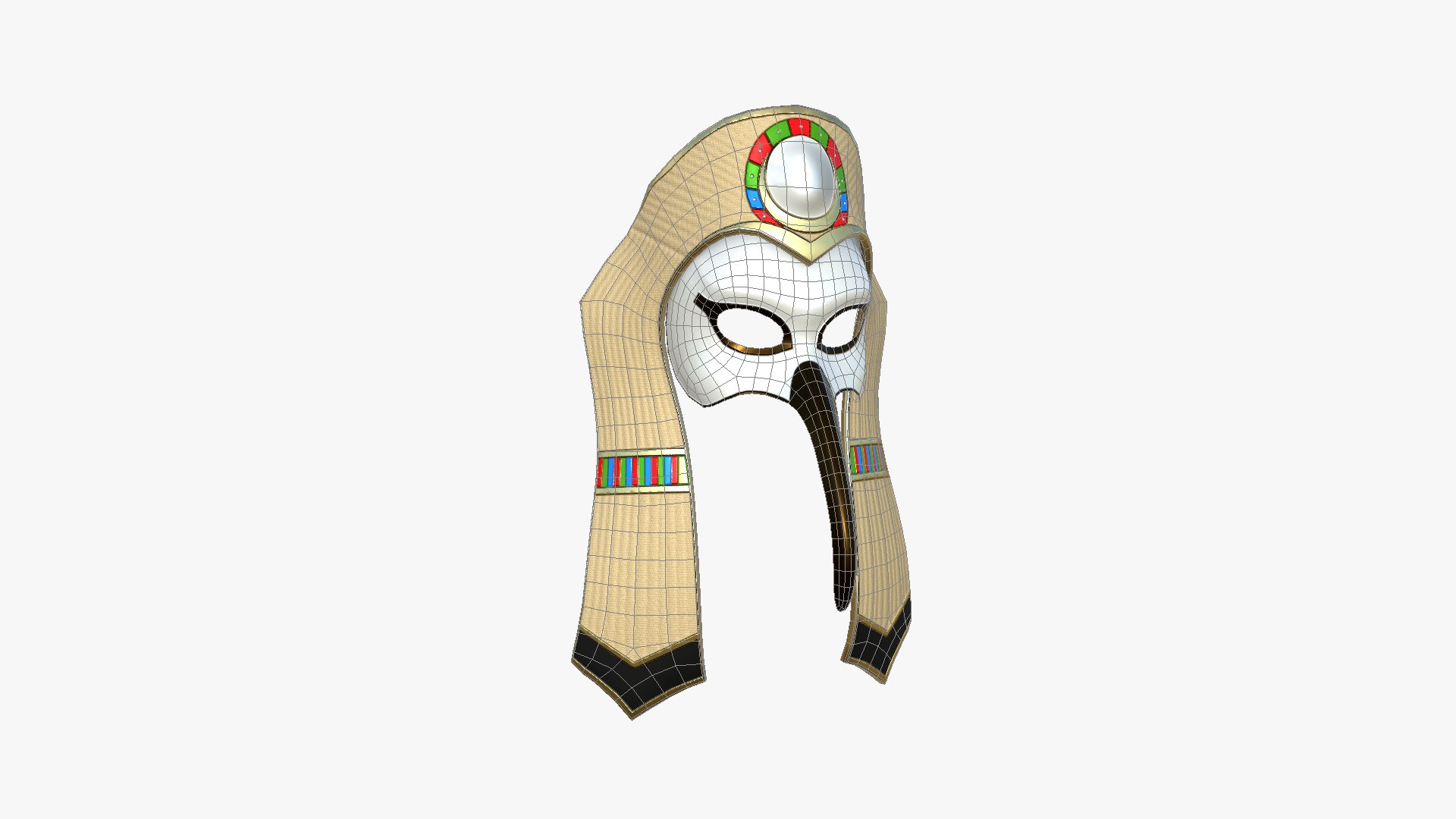 Thoth Mask A04 - Egyptian Gods Character Clothing Model - TurboSquid 2192974