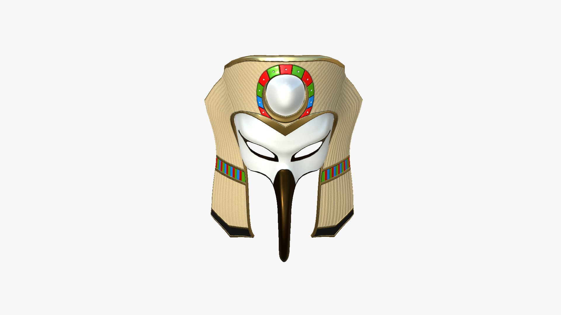 Thoth Mask A04 - Egyptian Gods Character Clothing Model - TurboSquid 2192974