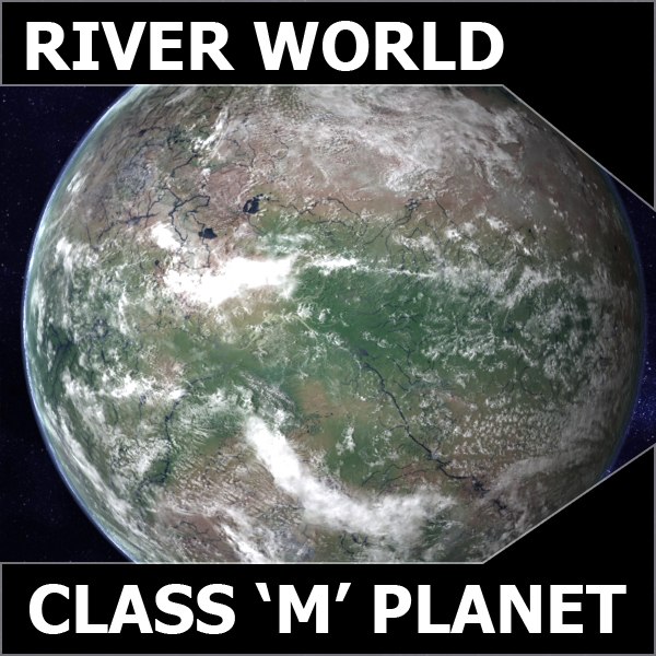 3ds max alien river planet earth