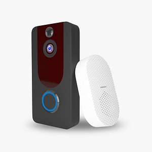 Video DOOR BELL 3D Model - FBX File