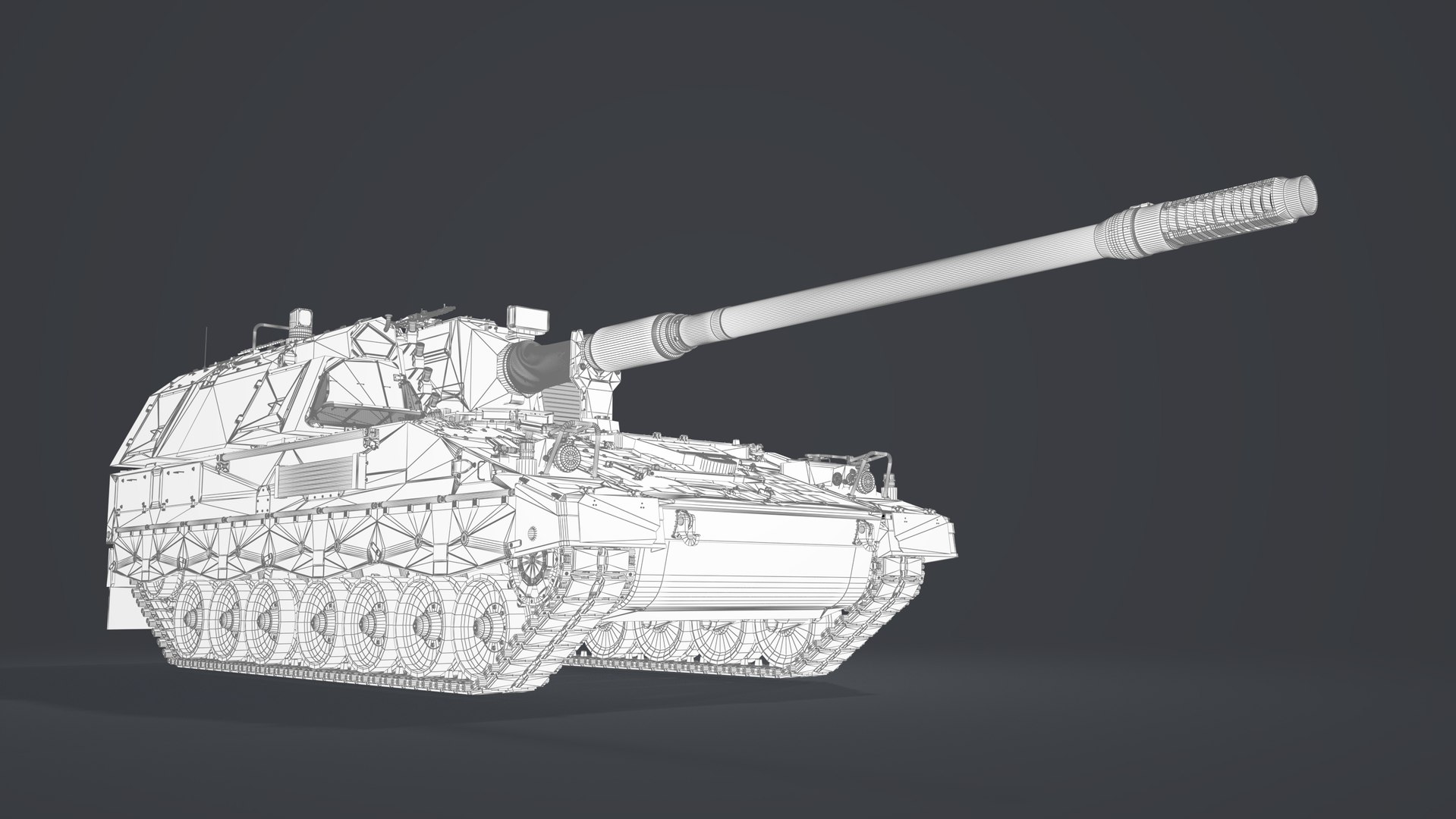 3D PZH-2000 Self Propelled Howitzer - TurboSquid 2423079
