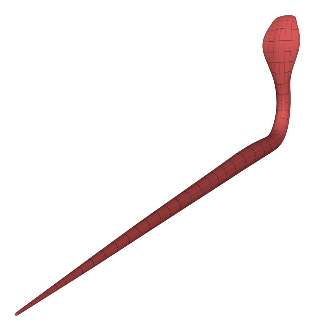 3d Model Base Mesh Cobra Snake