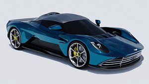 Aston Martin Valhalla-inspired supercar exterior without interior  Model  fbx  blend  ob  from k 3D