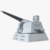 Autonomous RAPID Fire Turret Thales Rigged