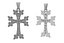 Khachkar Armenian cross with patterns