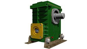 3D Worm-gear reducer