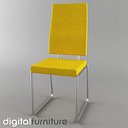 3ds max dining chair