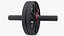 3D abdominal roller wheel abs