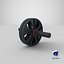 3D abdominal roller wheel abs