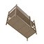 Wooden Double Floor Bed
