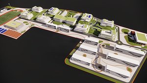 3D University School-C10 model