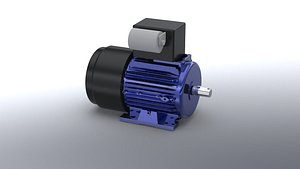 1-5 kw Single Phase Electric Motor ML90L-4 220V 2 3D model 3D model