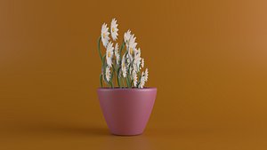 Cartoon Flower 3D model