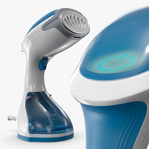 Portable Fabric Steamer with Water Tank Blue model