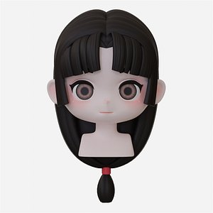 3D Female Hair Style 19