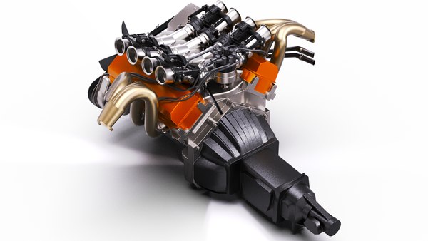 modelo 3d Motor V8 personalizado del Camaro Bumblebee Z28 - TurboSquid ...