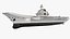 3D model Russian Aircraft Carrier Kuznetsov with Jet Rigged