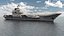 3D model Russian Aircraft Carrier Kuznetsov with Jet Rigged