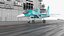 3D model Russian Aircraft Carrier Kuznetsov with Jet Rigged