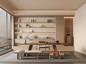 3D model modern office