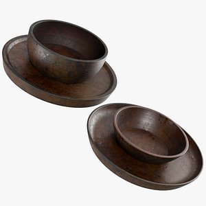 3D model MedievalDishes 01 i