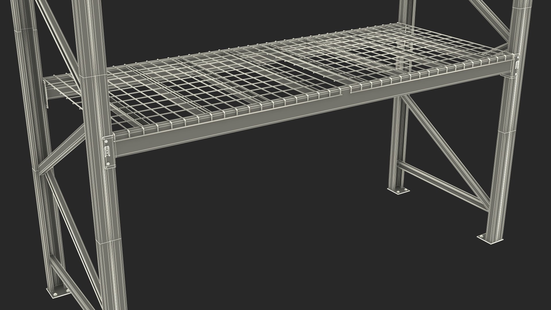 Pallet Rack Warehouse Storage 3D - TurboSquid 2388686