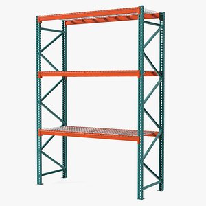 Pallet Rack Warehouse Storage 3D