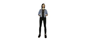 3d obj barbie ken