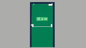Exit Door 3D model