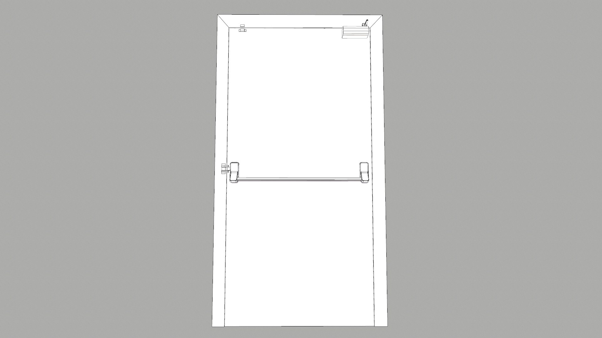 Exit Door 3D Model - TurboSquid 2342045