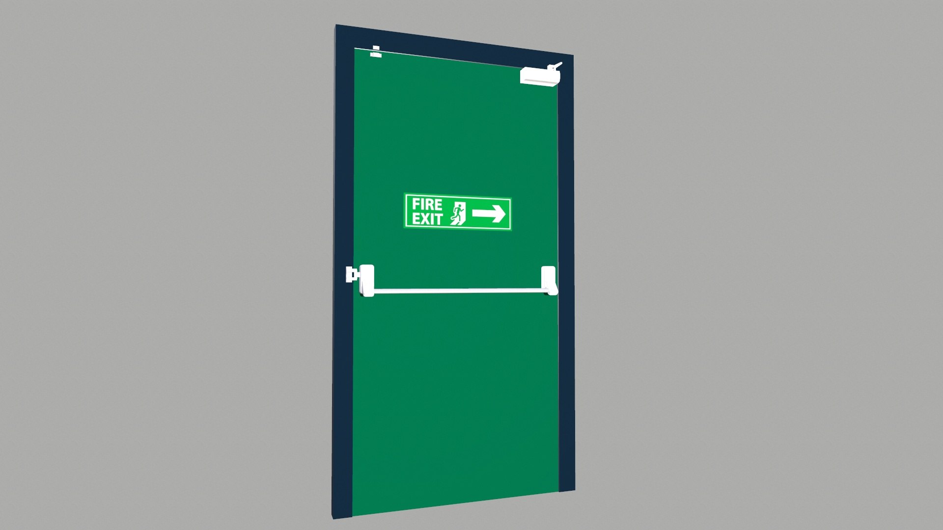 Exit Door 3D Model - TurboSquid 2342045