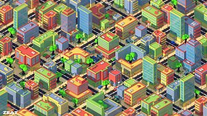 architecture cityscape city 3D model