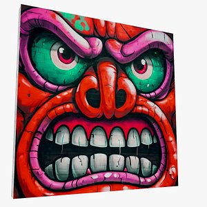 Monster Graffiti Wall