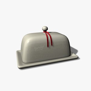 c4d butter dish