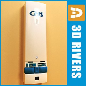 tampon vending machine 3d model