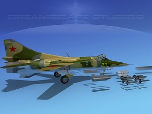 mig-27 flogger 3d model