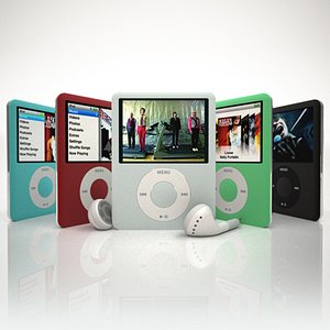 3d apple ipod nano 3g