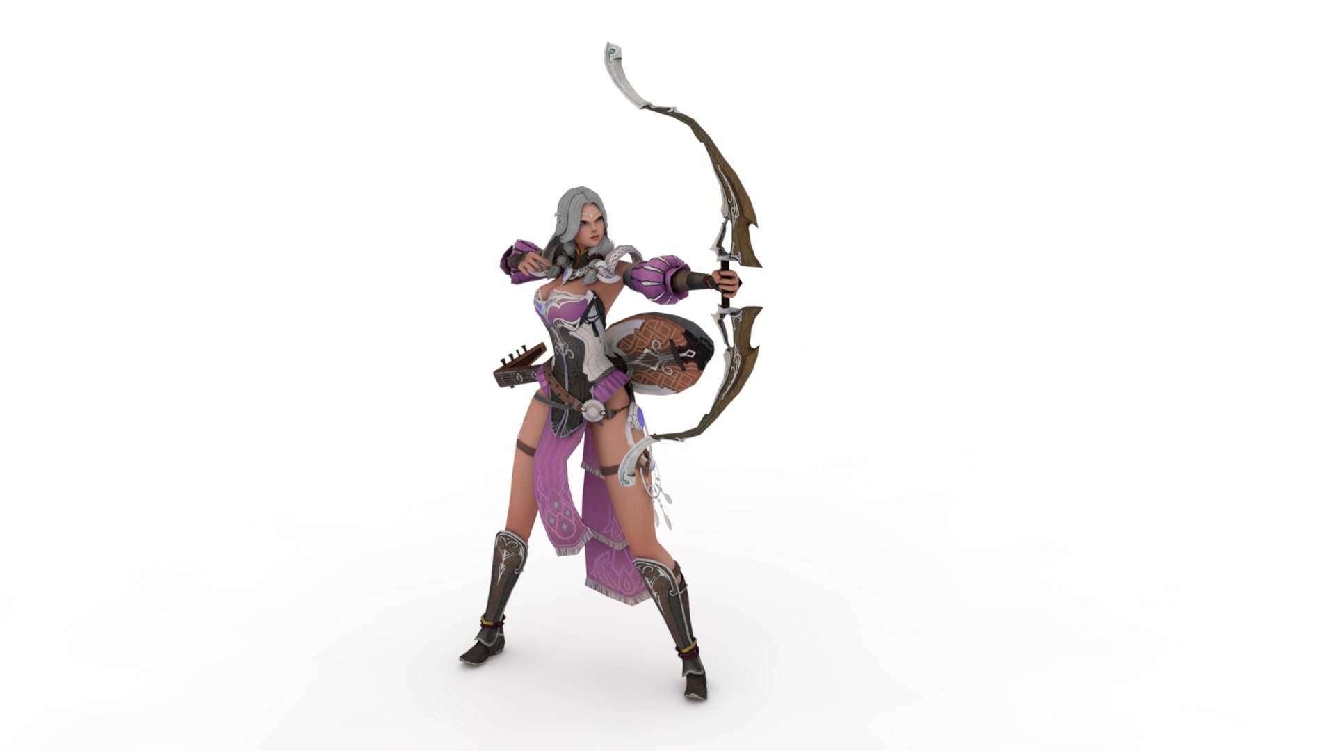 Modelo 3d Warrior Woman Turbosquid 2010407