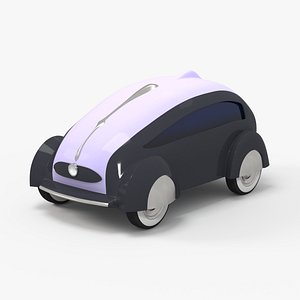 Sci Fi Concept Car Blue