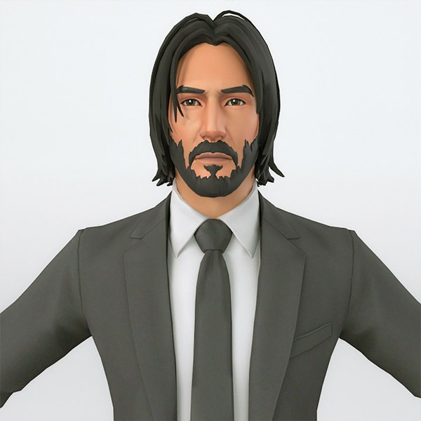 3D john wick