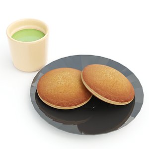 3D model Dorayaki
