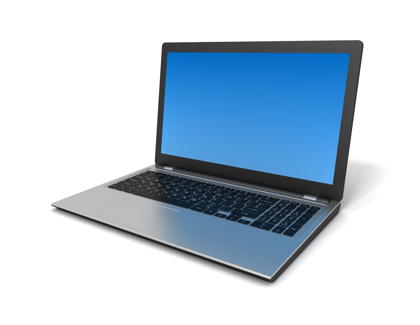 3d Generic Laptop Computer Model