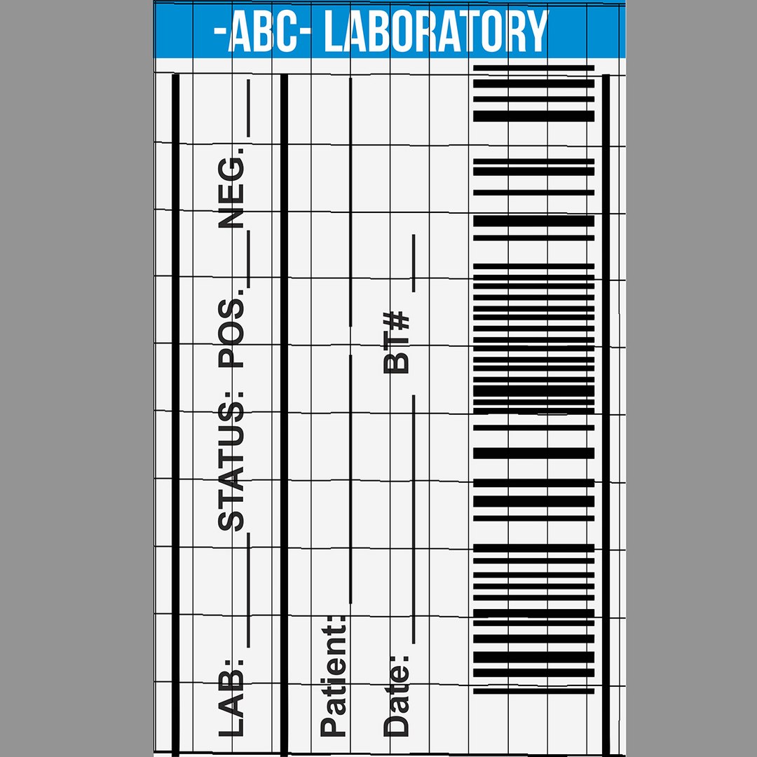 3D Test Tubes Blood Rack Model - TurboSquid 1586924