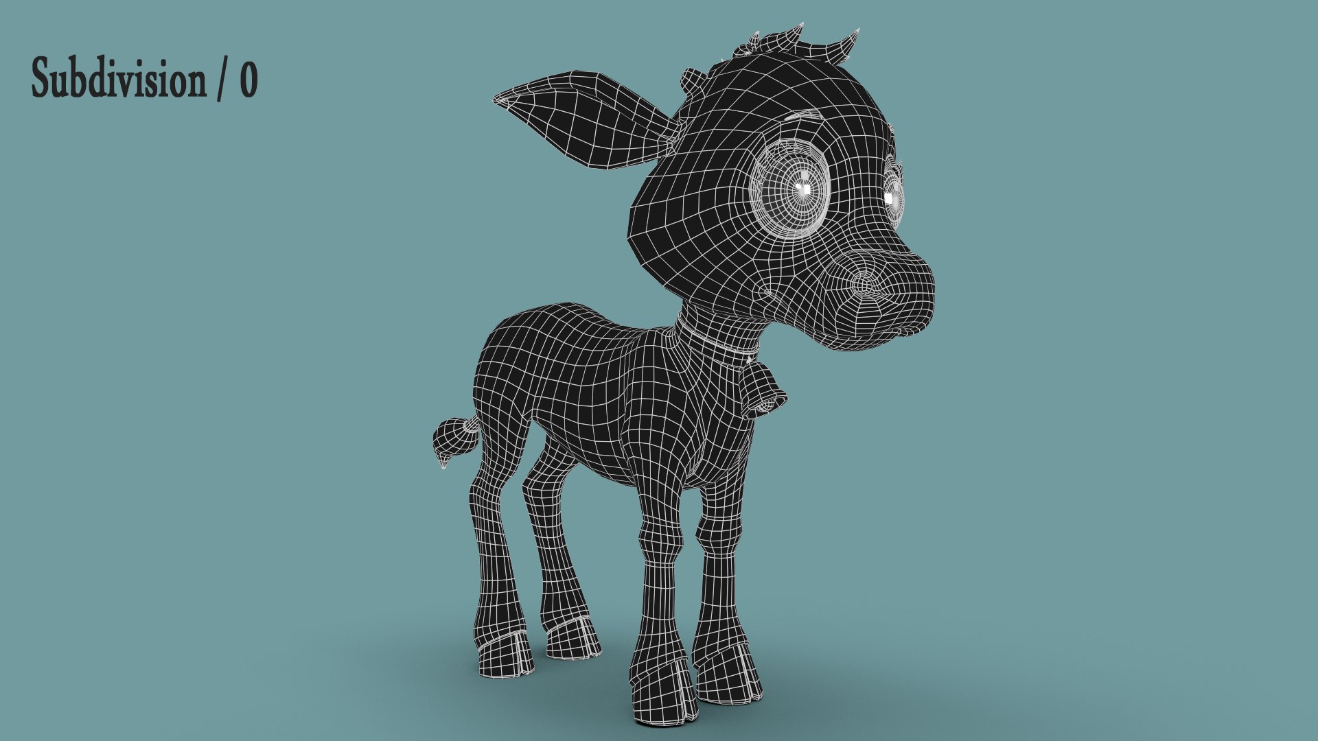 Cartoon Bull FUR Rig Model - TurboSquid 1746525