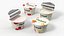 Ensemble de pots de yaourt grec Chobani, saveur pêche et framboise