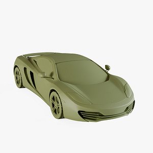 3D McLaren MP4-12C model