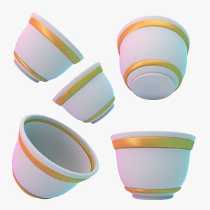3D Ramadan Coffee Cup model