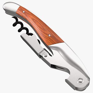 Waiters Corkscrew Wood Handle Fold